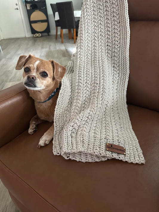 Handmade Crochet Afghan Blanket