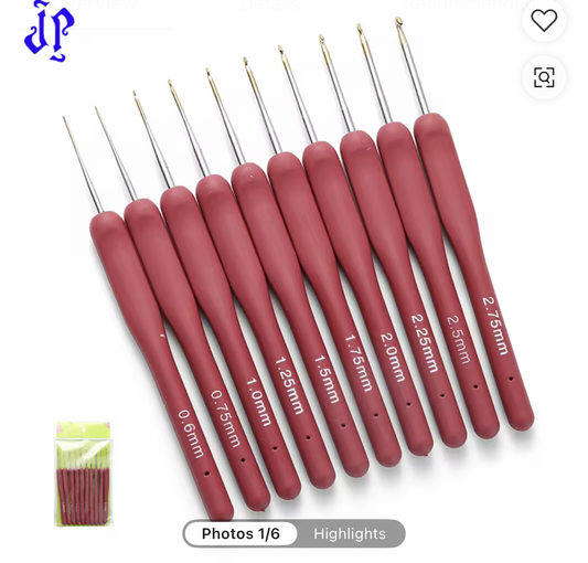 Ergonomic Crochet Hook Set